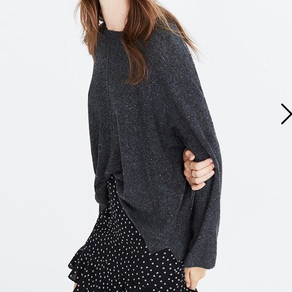 Madewell Donegal Northroad Gray Long Sleeve Pullover Sweater Size Extra Small - Picture 9 of 9